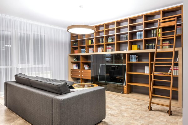 What are the best practices for relocating a home with extensive built-in shelving?